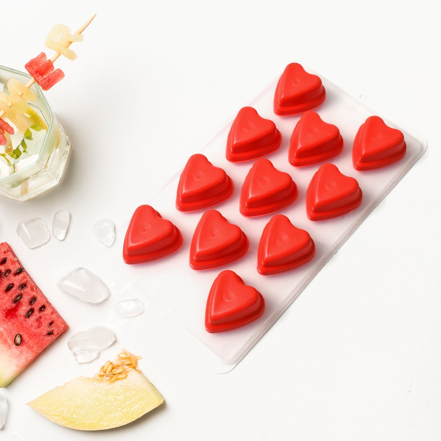 Silicone Mold Ice Cube Tray Creative Sweet Multi Type Ice Tray Buckets, Ice Cube Trays Multi Fruit Shape Ice Tray (1 Pc) Silicone Mold Ice Cube Tray Creative Sweet Multi Type Ice Tray Buckets, Ice Cube Trays Multi Fruit Shape Ice Tray (1 Pc)